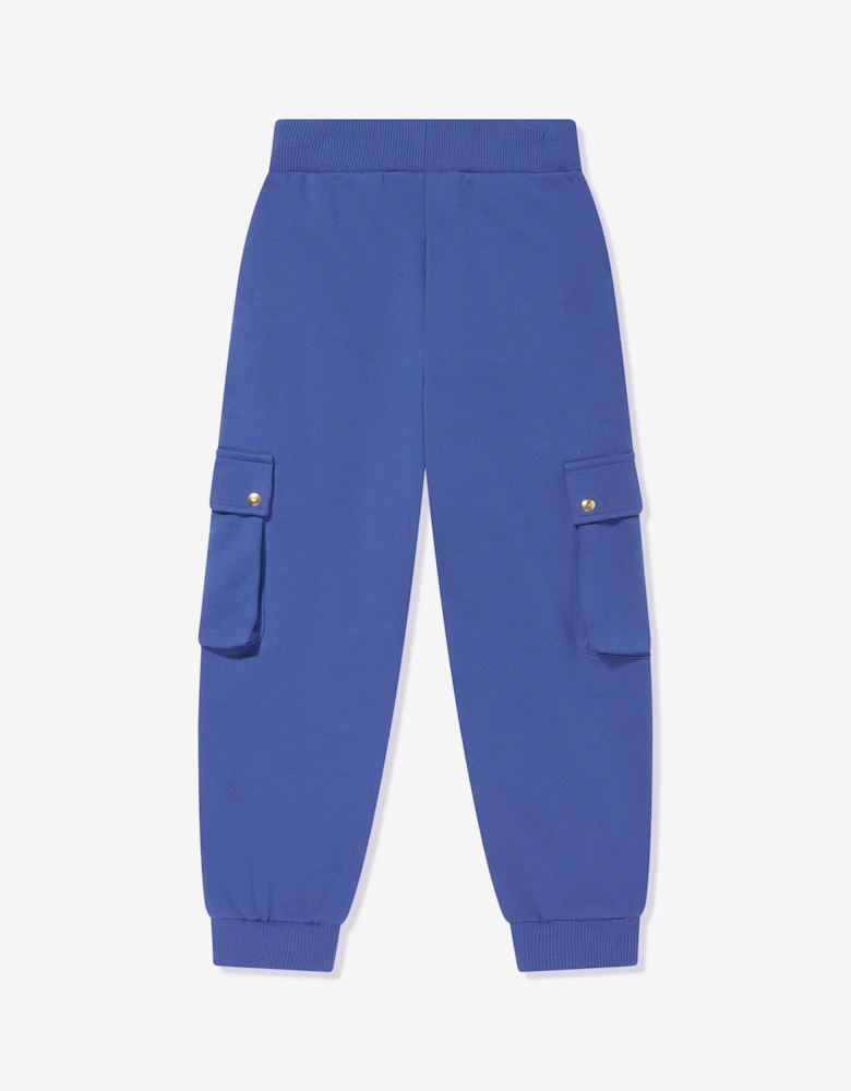 Boys Cargo Joggers in Blue