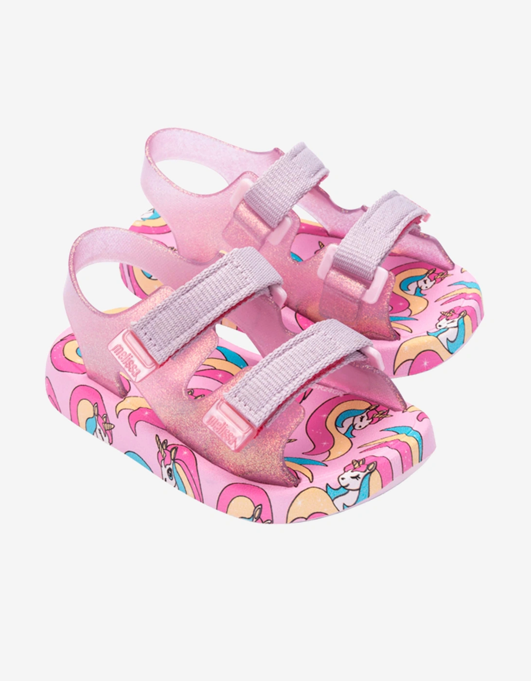 Girls Mix Unicorn Sandals in Pink