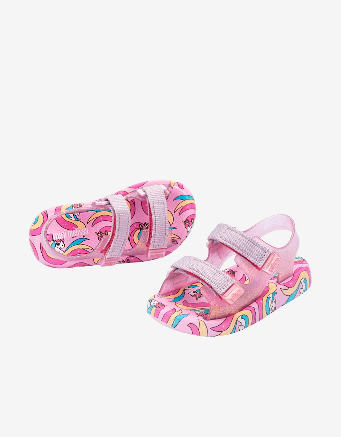 Girls Mix Unicorn Sandals in Pink