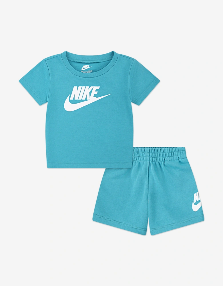 Kids Club T-Shirt and Shorts Set in Blue