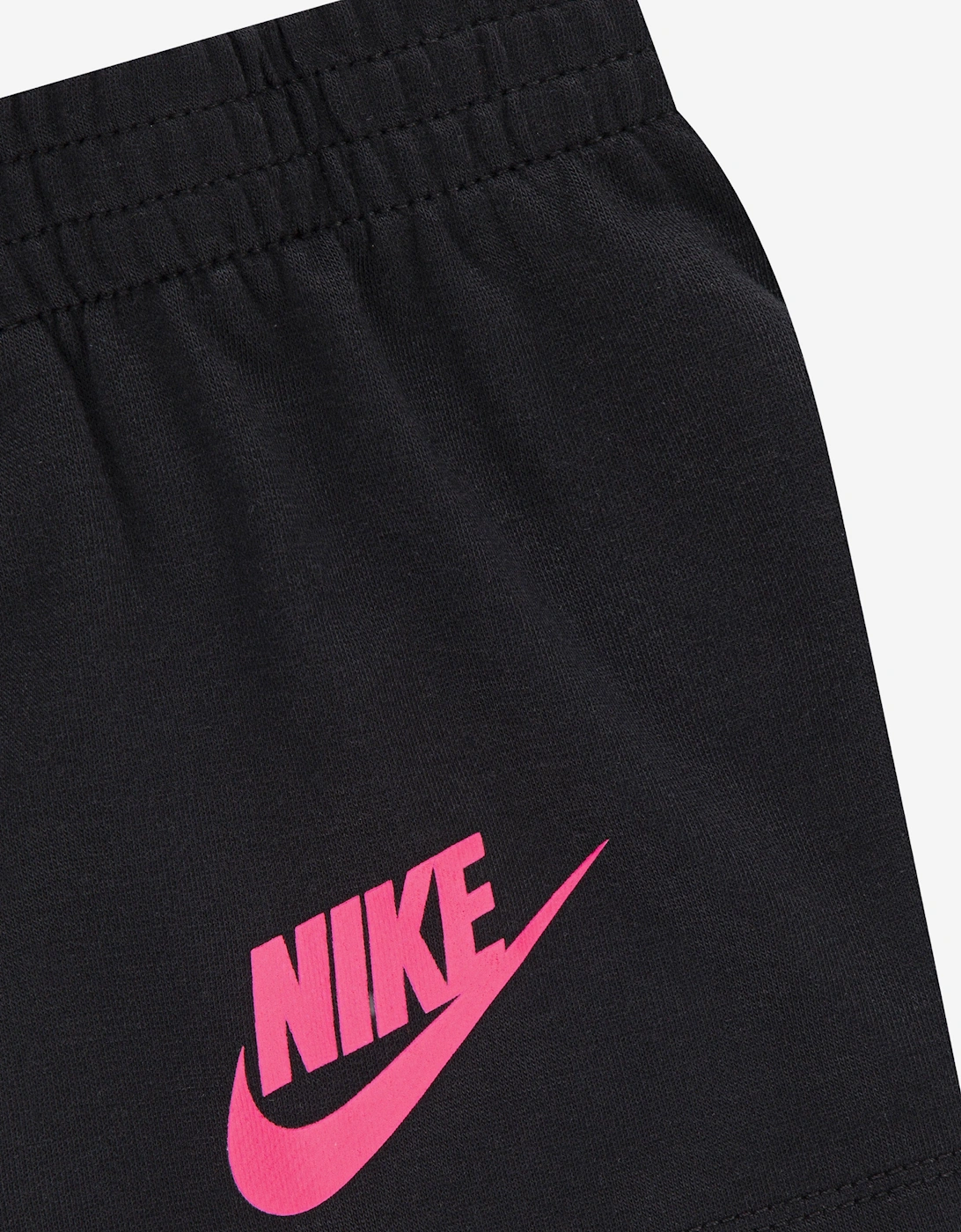 Kids Club T-Shirt and Shorts Set in Black