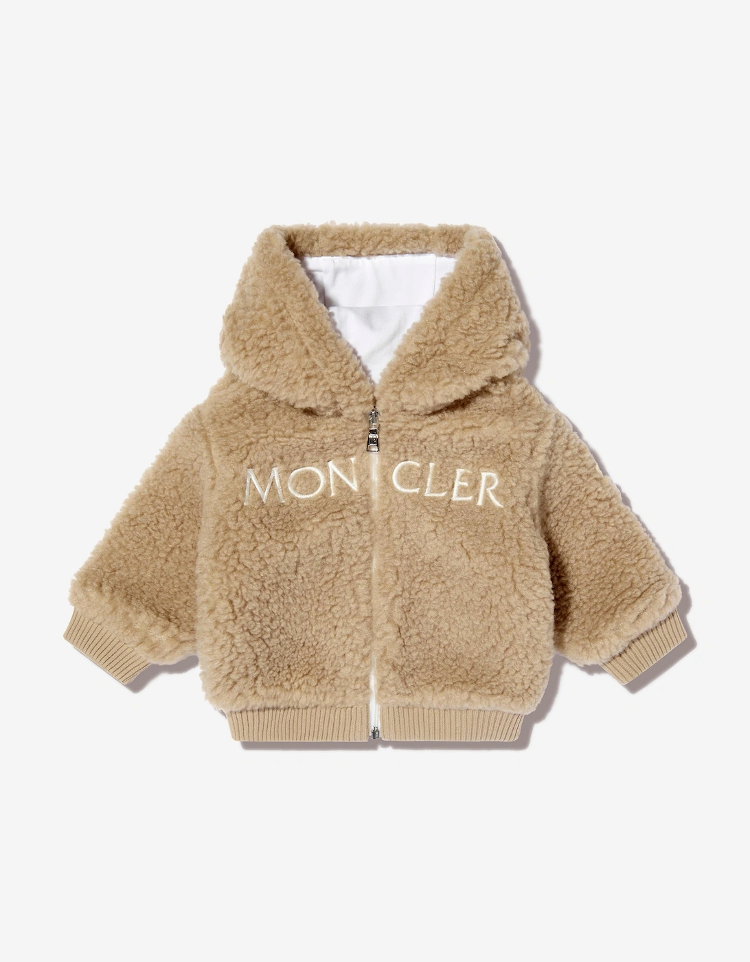 Baby Teddy Fleece Outfit Set in Beige