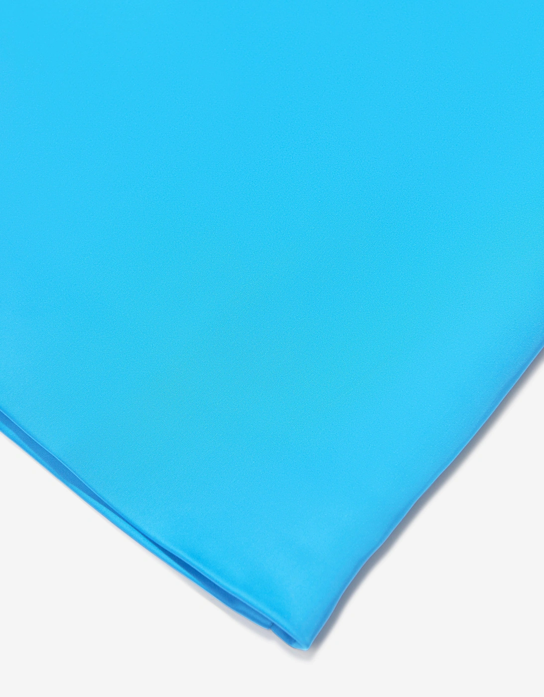 Girls Backless Satin Maxi Dress in Blue