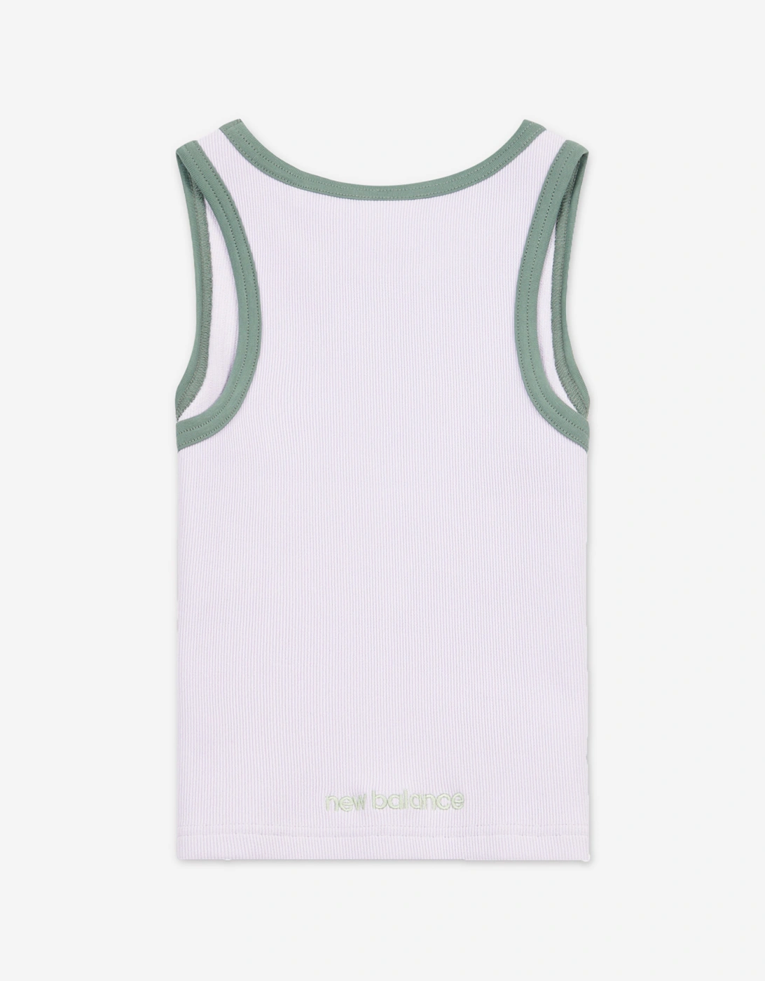 Girls Premium Rib Vest Top in Purple