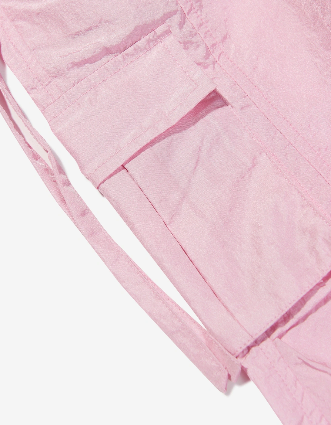 Girls Nylon Jumpsuit in Pink