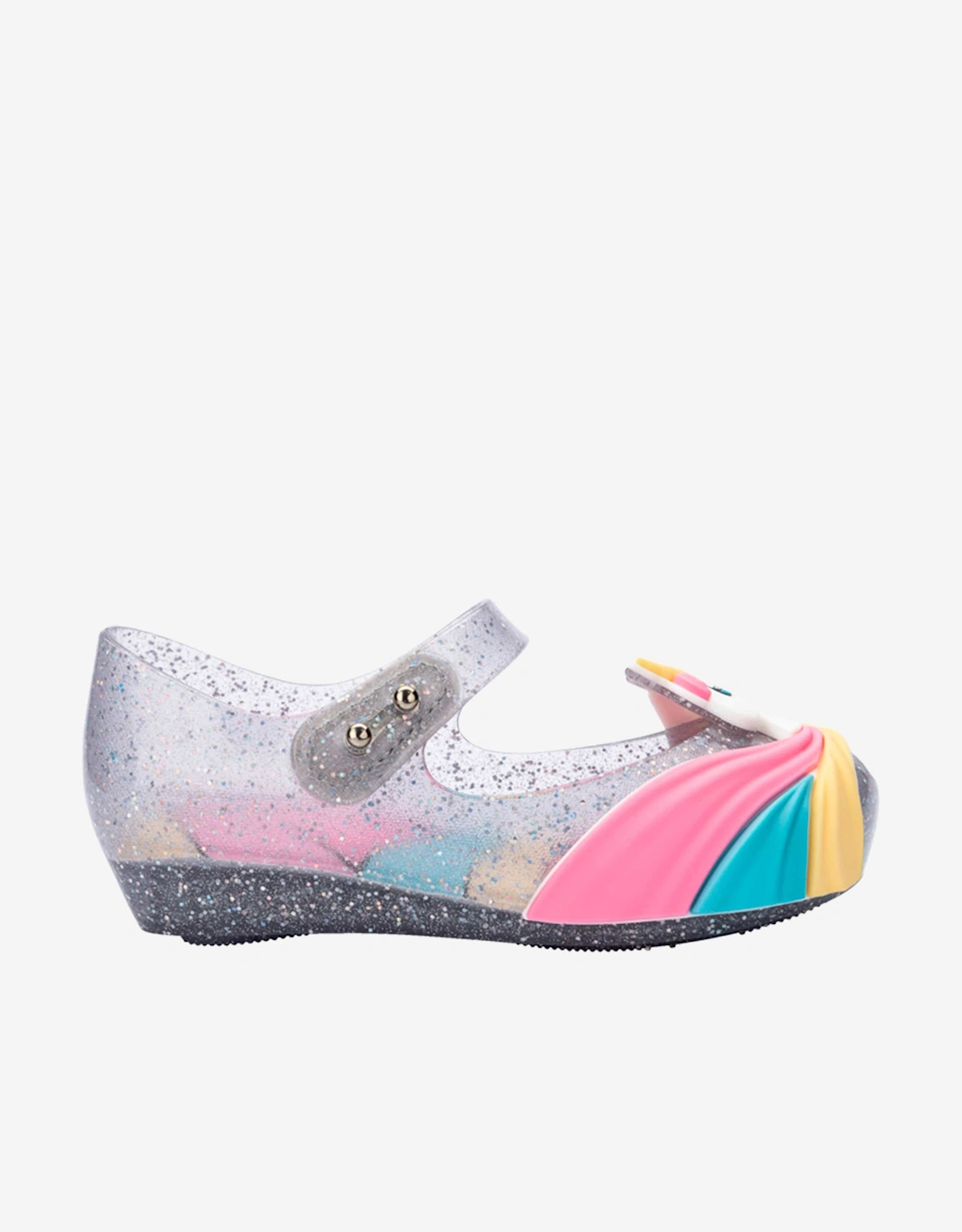 Girls Unicorn Ballerinas in Multicolour, 5 of 4
