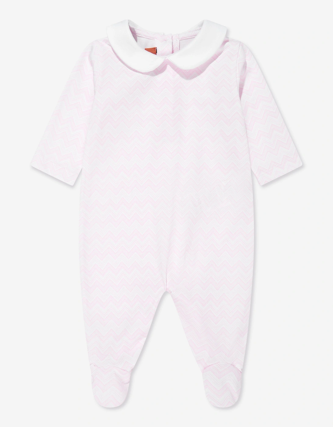 Baby Girls Zigzag Babygrow Set in Pink