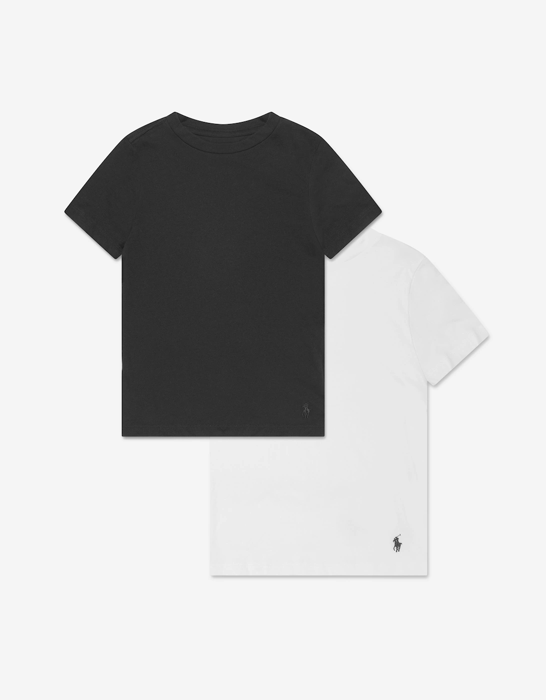 Ralph Lauren Boy's Ralph Lauren Boys 2 Pack Cotton T-Shirt Set in Black