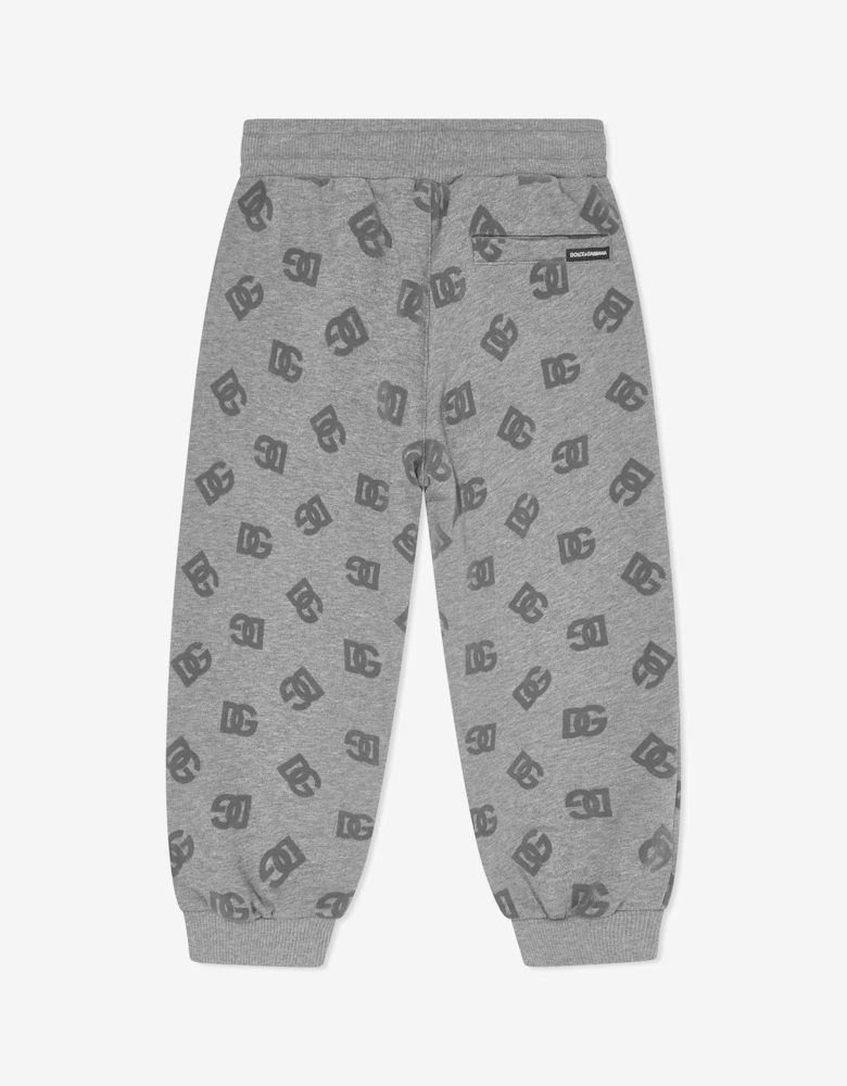 Boys DG Logo Joggers in Grey