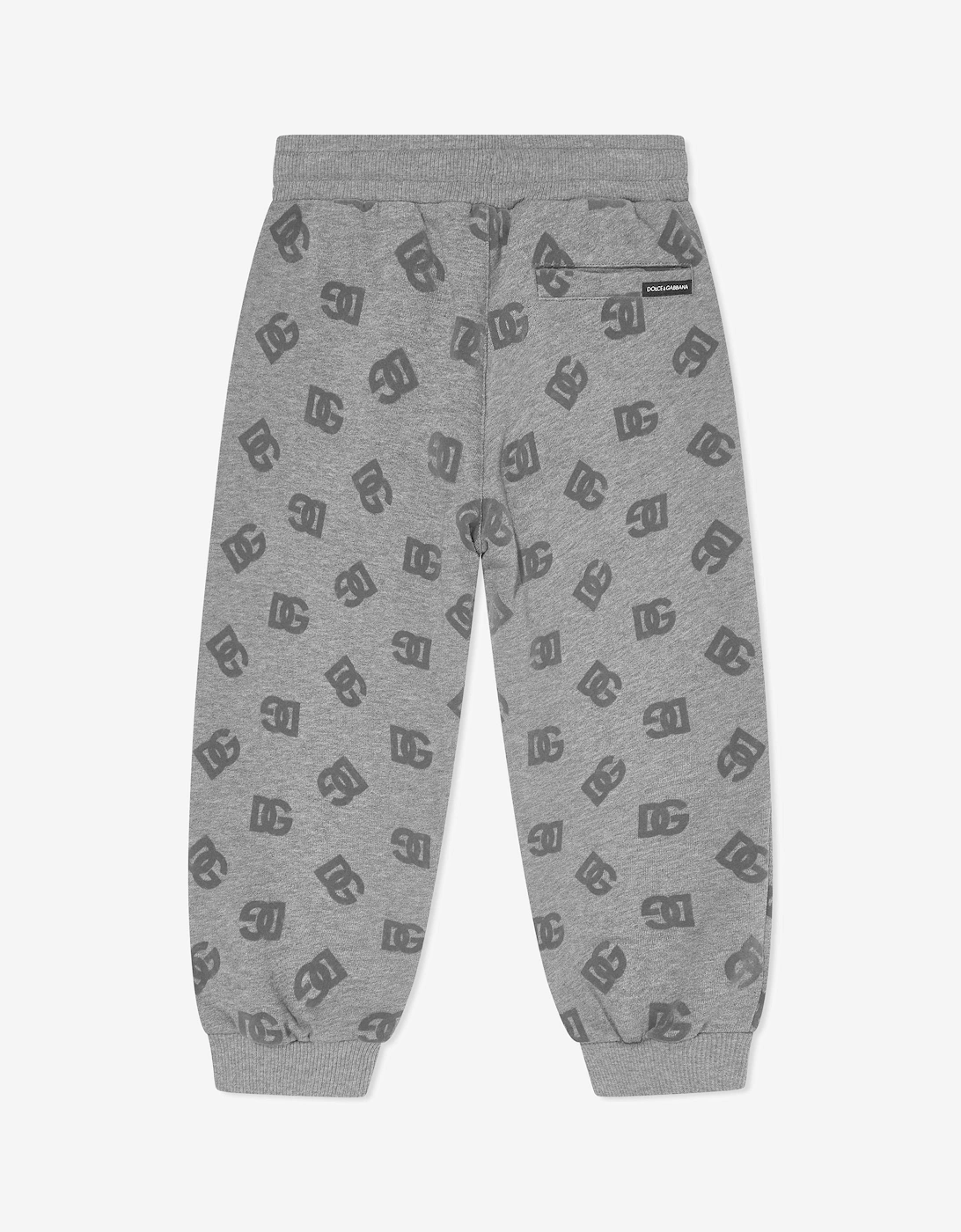Boys DG Logo Joggers in Grey