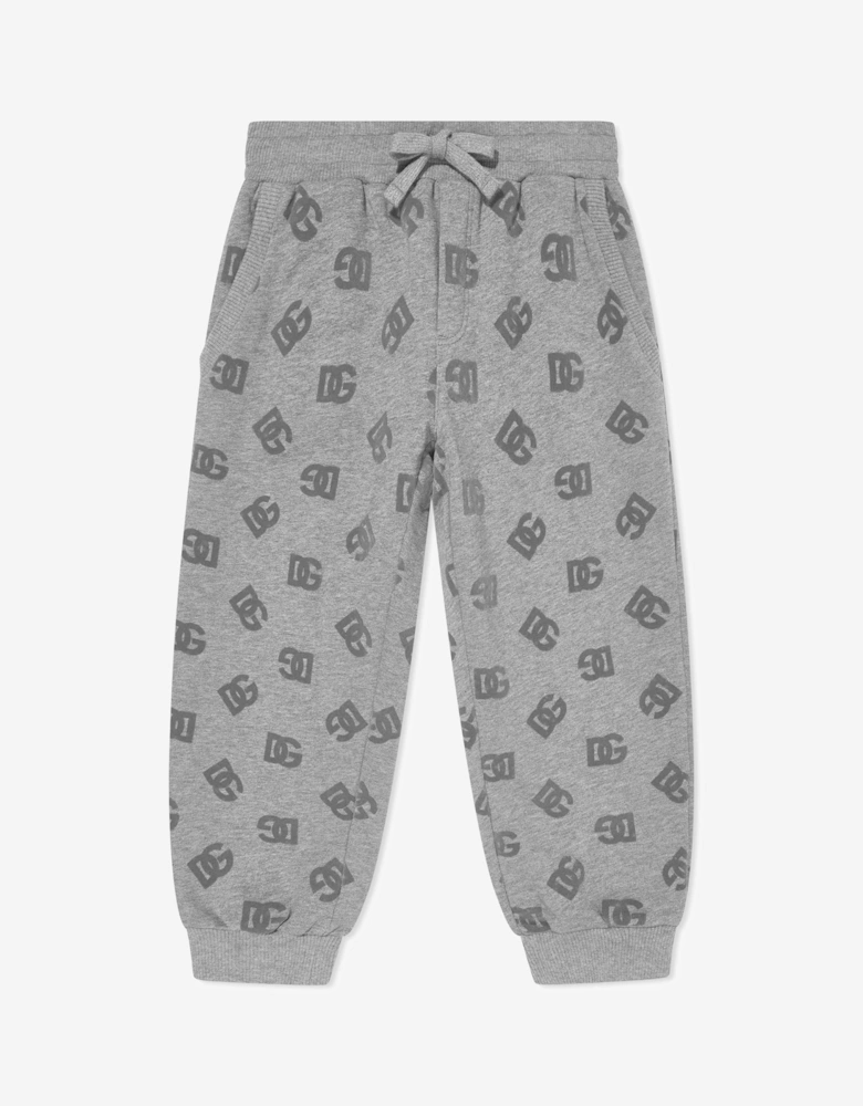 Boys DG Logo Joggers in Grey
