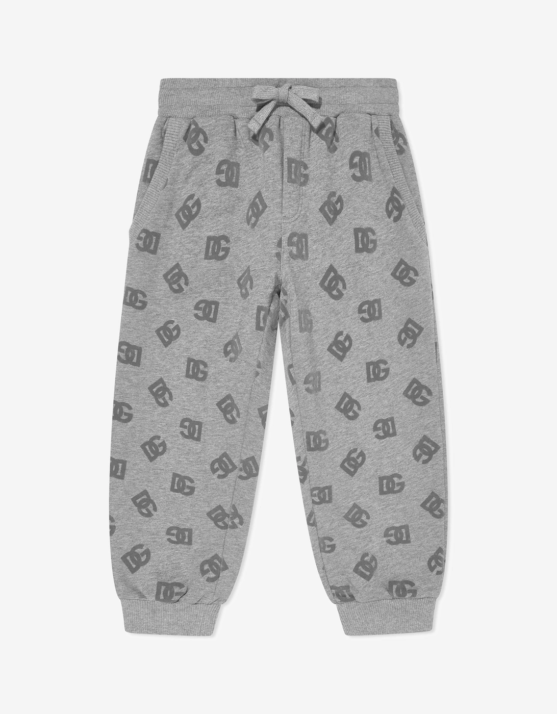 Boys DG Logo Joggers in Grey, 6 of 5