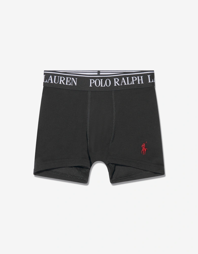 Boys 5 Pack Boxer Shorts Set in Black