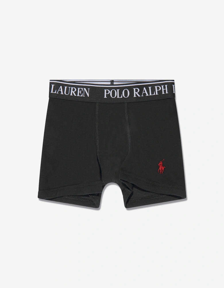 Boys 5 Pack Boxer Shorts Set in Black