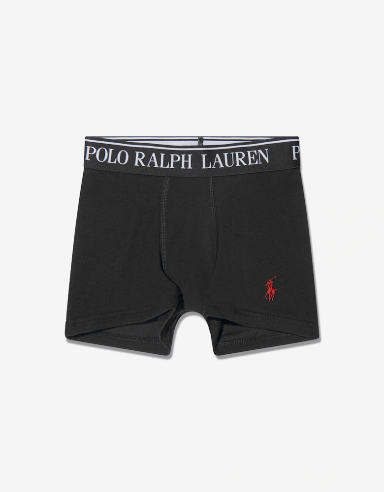 Boys 5 Pack Boxer Shorts Set in Black