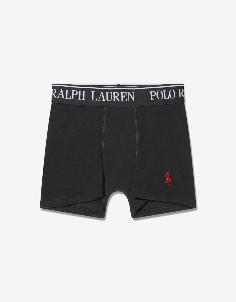 Boys 5 Pack Boxer Shorts Set in Black