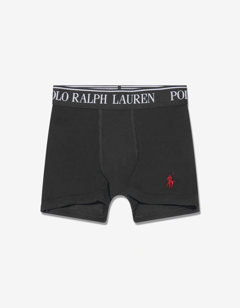 Boys 5 Pack Boxer Shorts Set in Black
