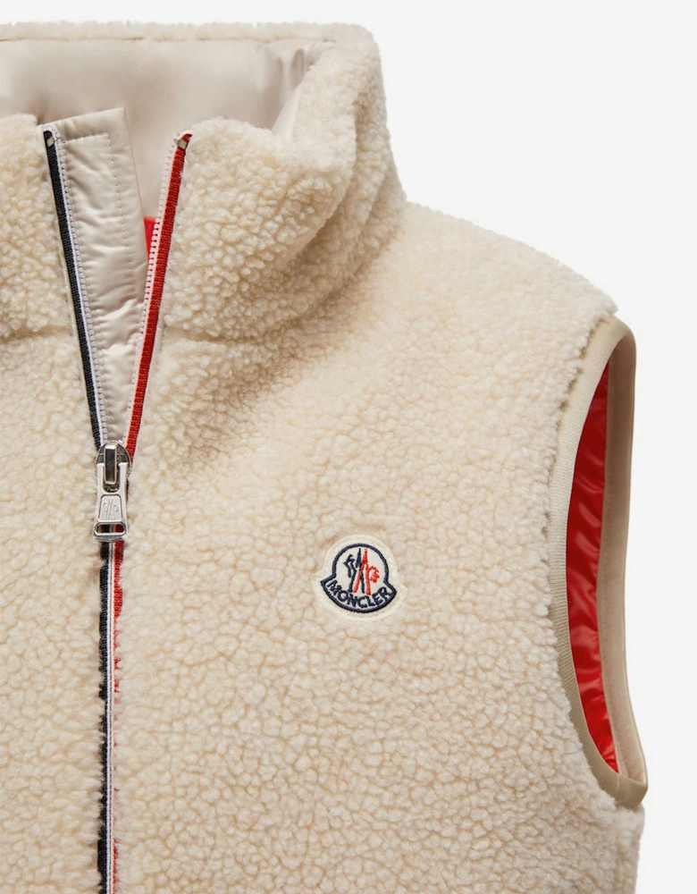 Kids Orin Gilet in Beige