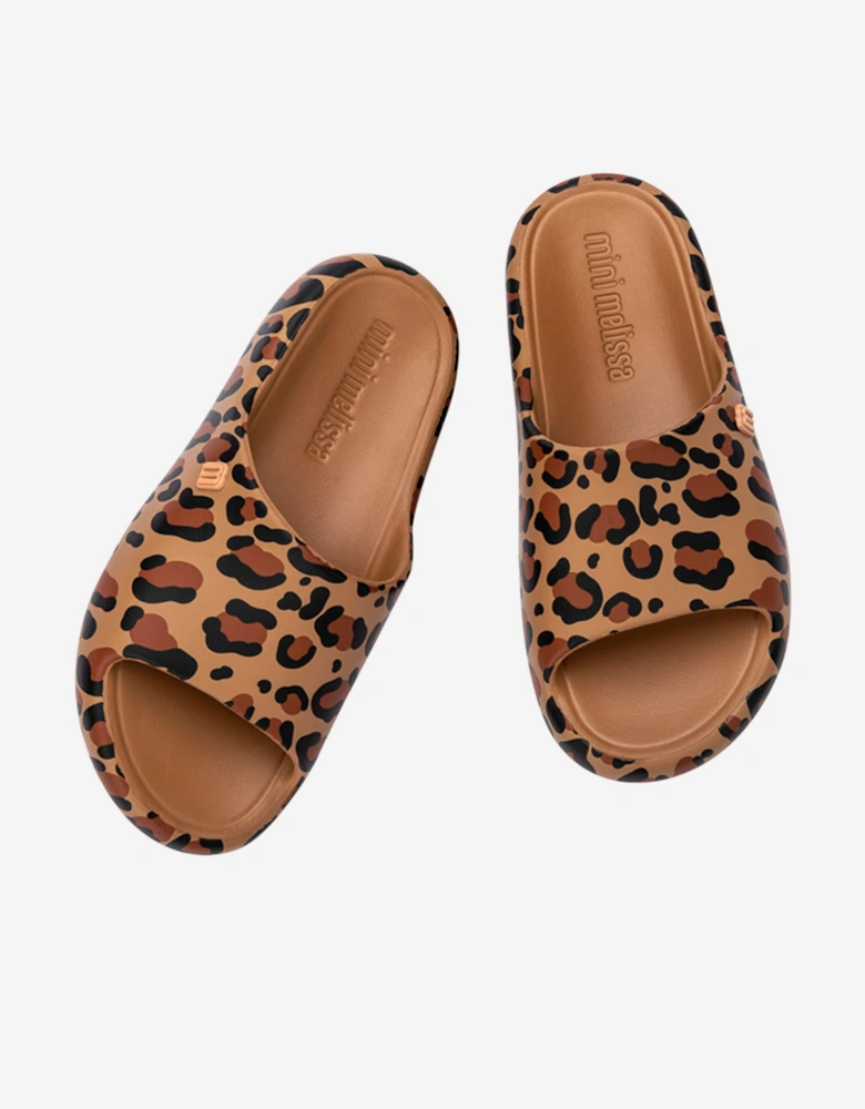 Girls Free Print Sliders in Brown