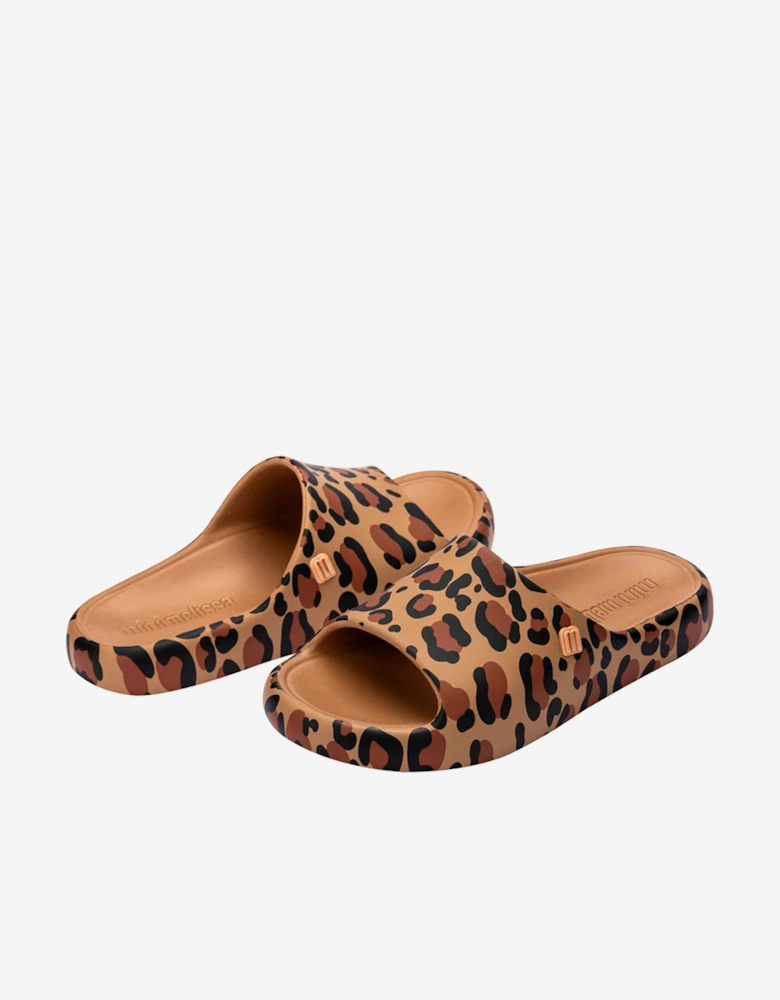 Girls Free Print Sliders in Brown