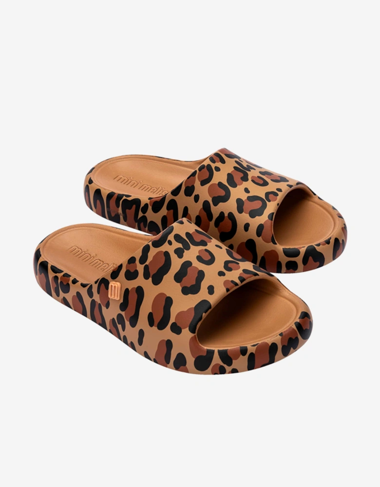 Girls Free Print Sliders in Brown