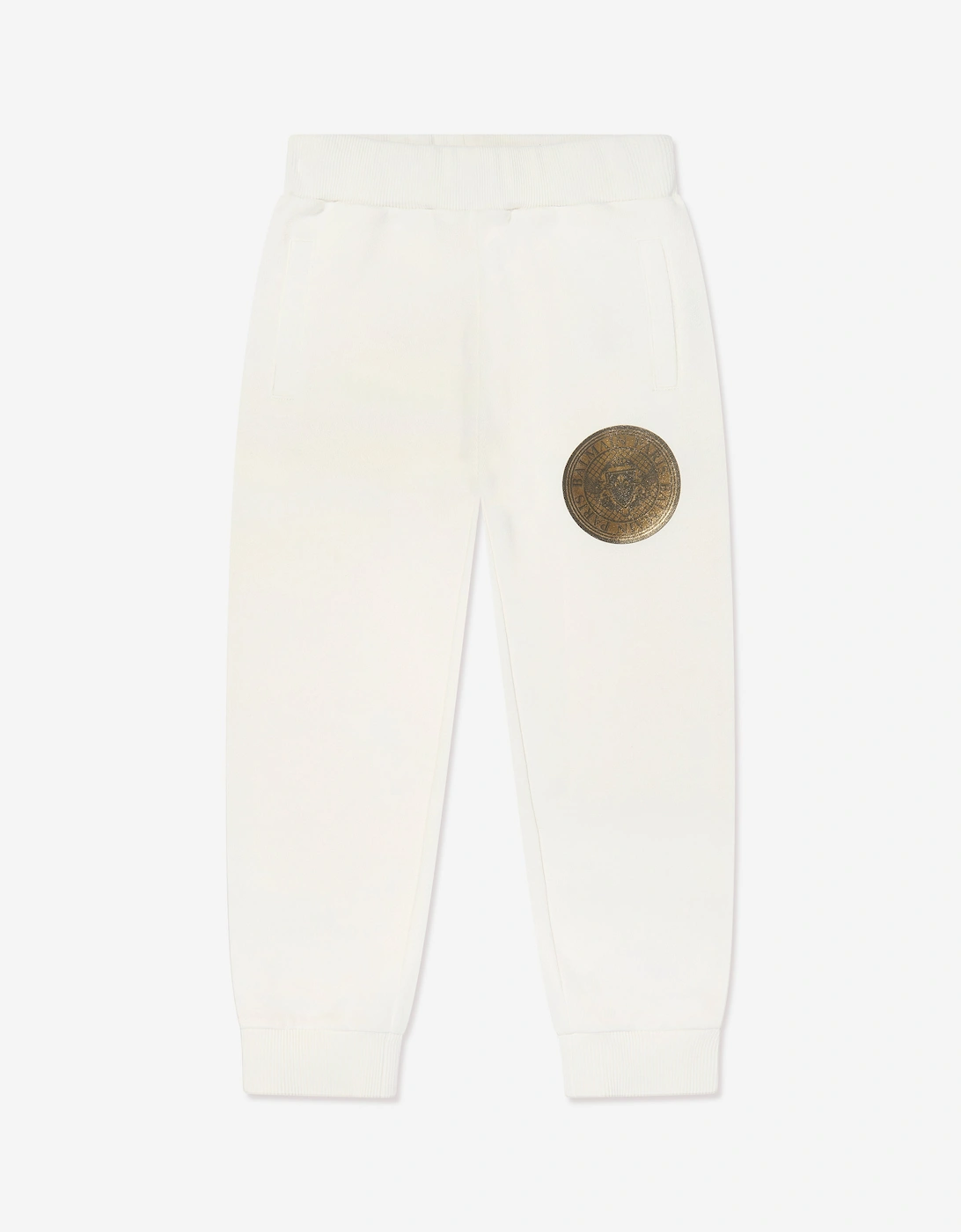 Kids Logo Joggers in Ivory, 5 of 4