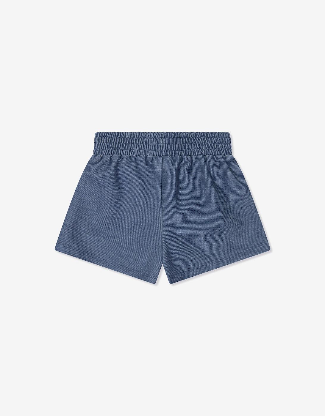 Girls Denim Look Shorts in Blue, 5 of 4