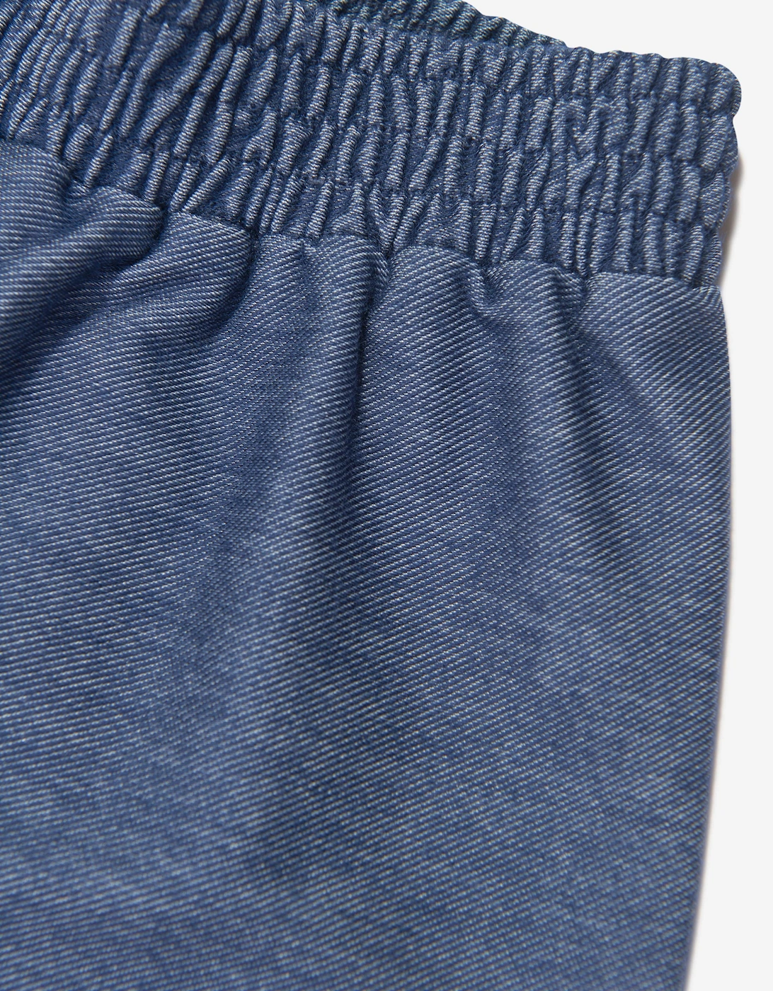 Girls Denim Look Shorts in Blue