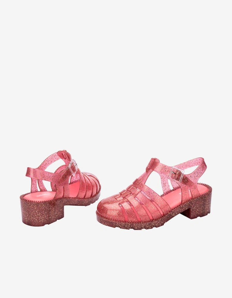 Girls Possession Heel Sandals in Pink