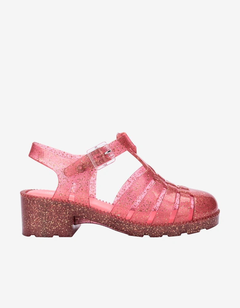 Girls Possession Heel Sandals in Pink
