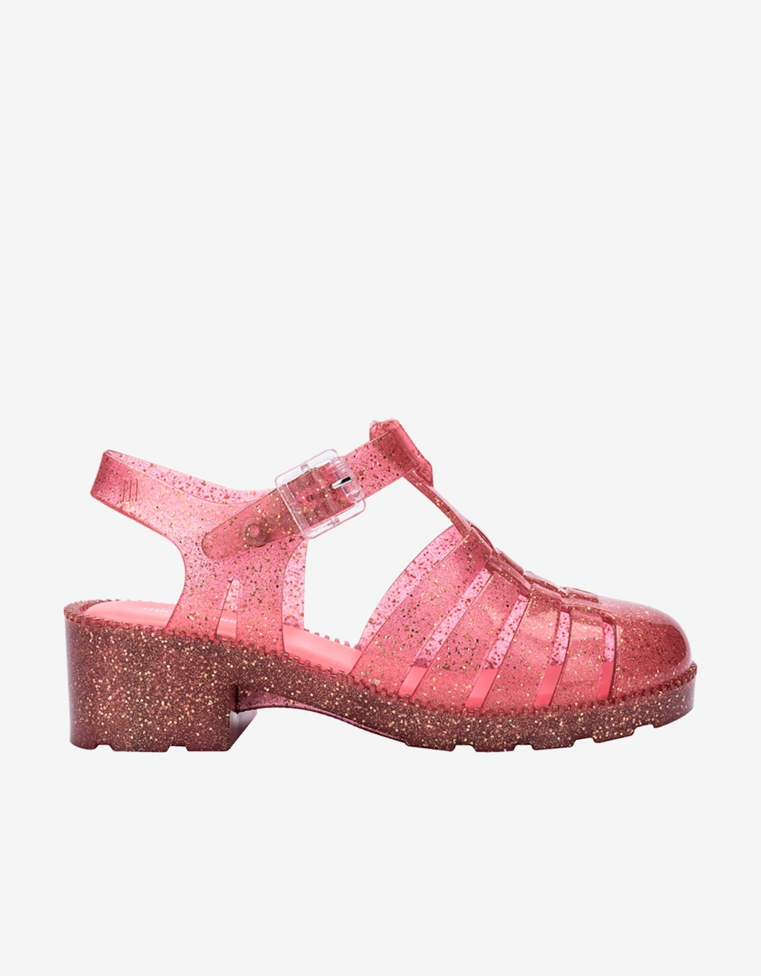 Girls Possession Heel Sandals in Pink, 5 of 4