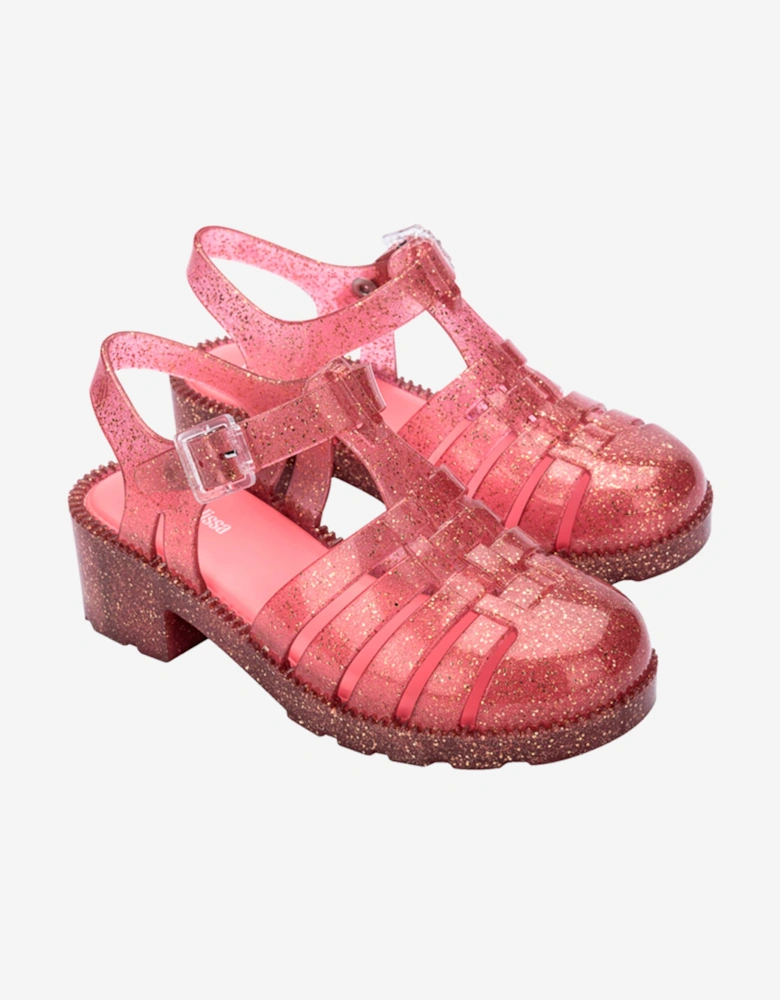 Girls Possession Heel Sandals in Pink