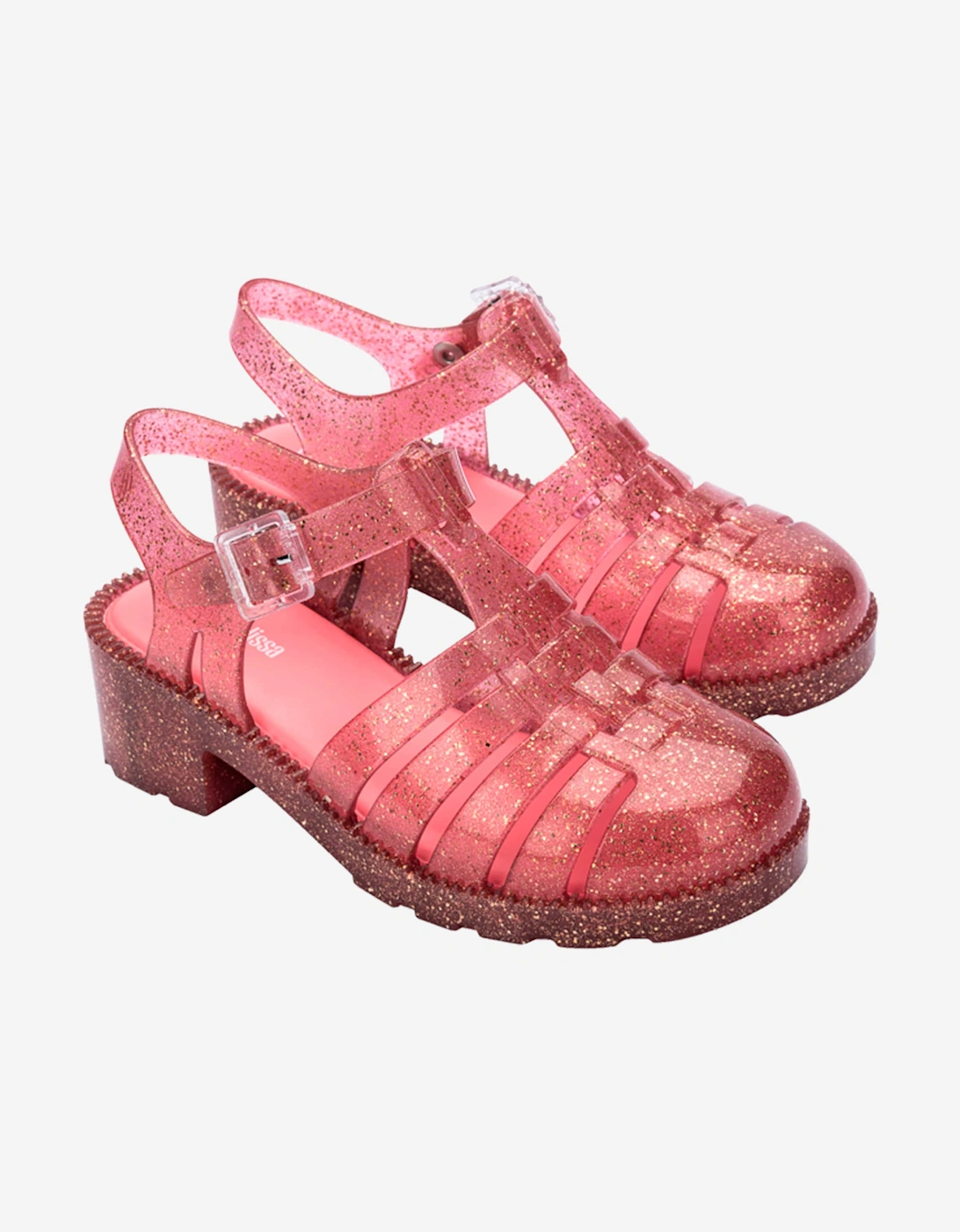 Girls Possession Heel Sandals in Pink