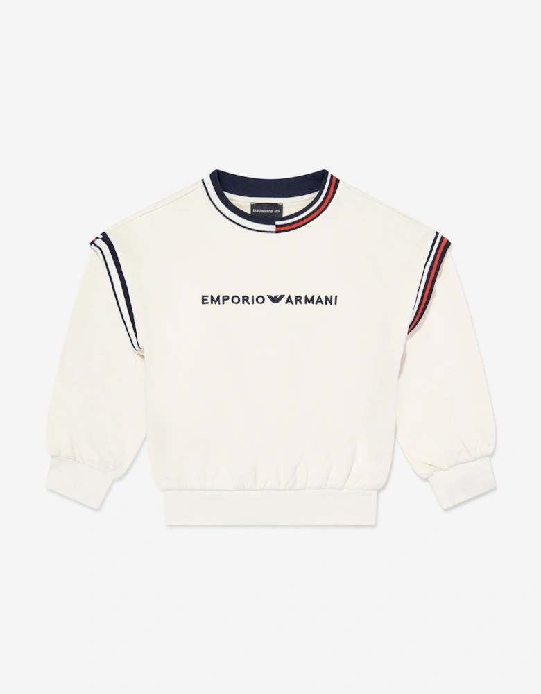 Kids Logo Sweatshirt in Ivory