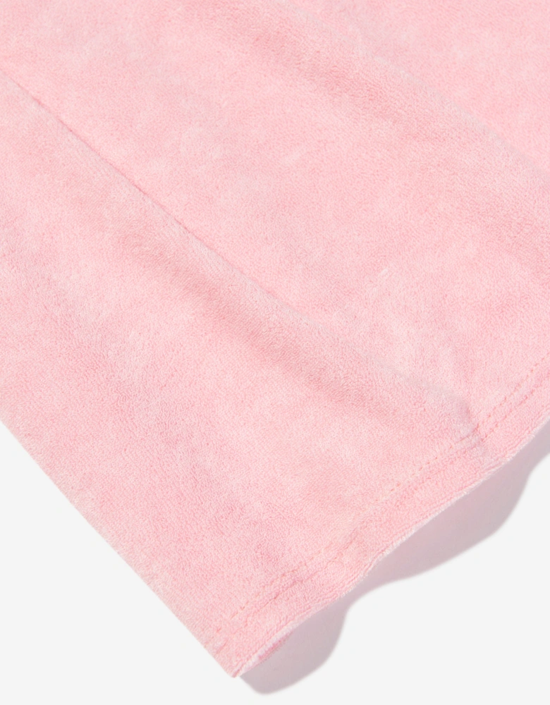 Girls Towelling Mini Skirt in Pink