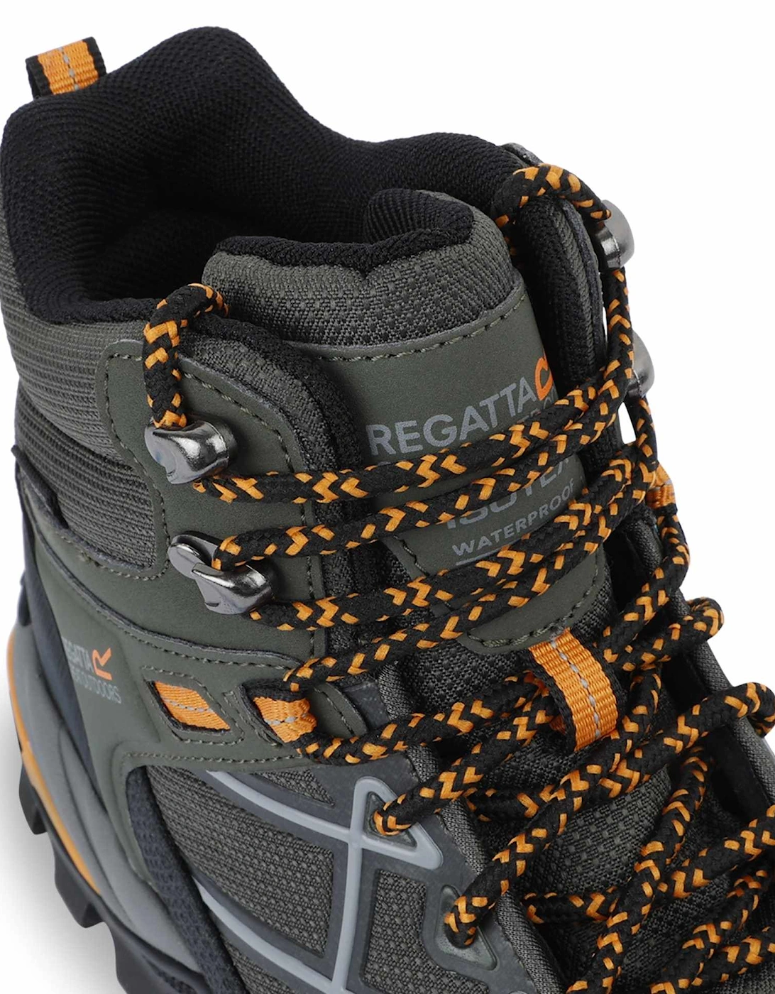 Mens Walking Boots Waterproof Samaris iii Lace Up green UK Size