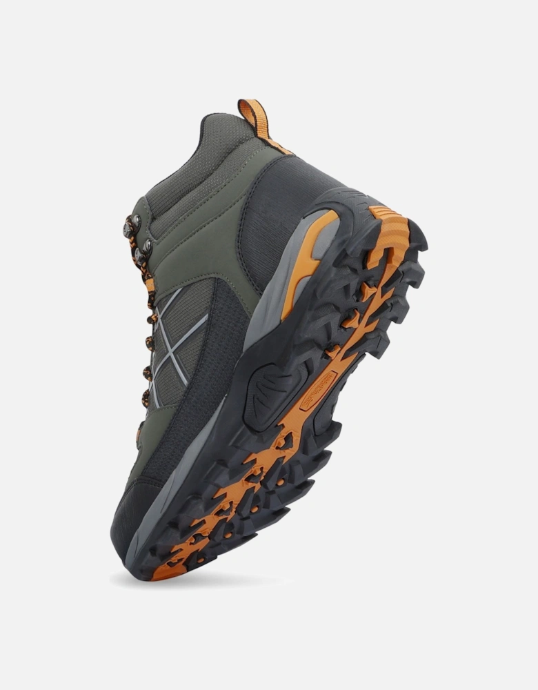 Mens Walking Boots Waterproof Samaris iii Lace Up green UK Size