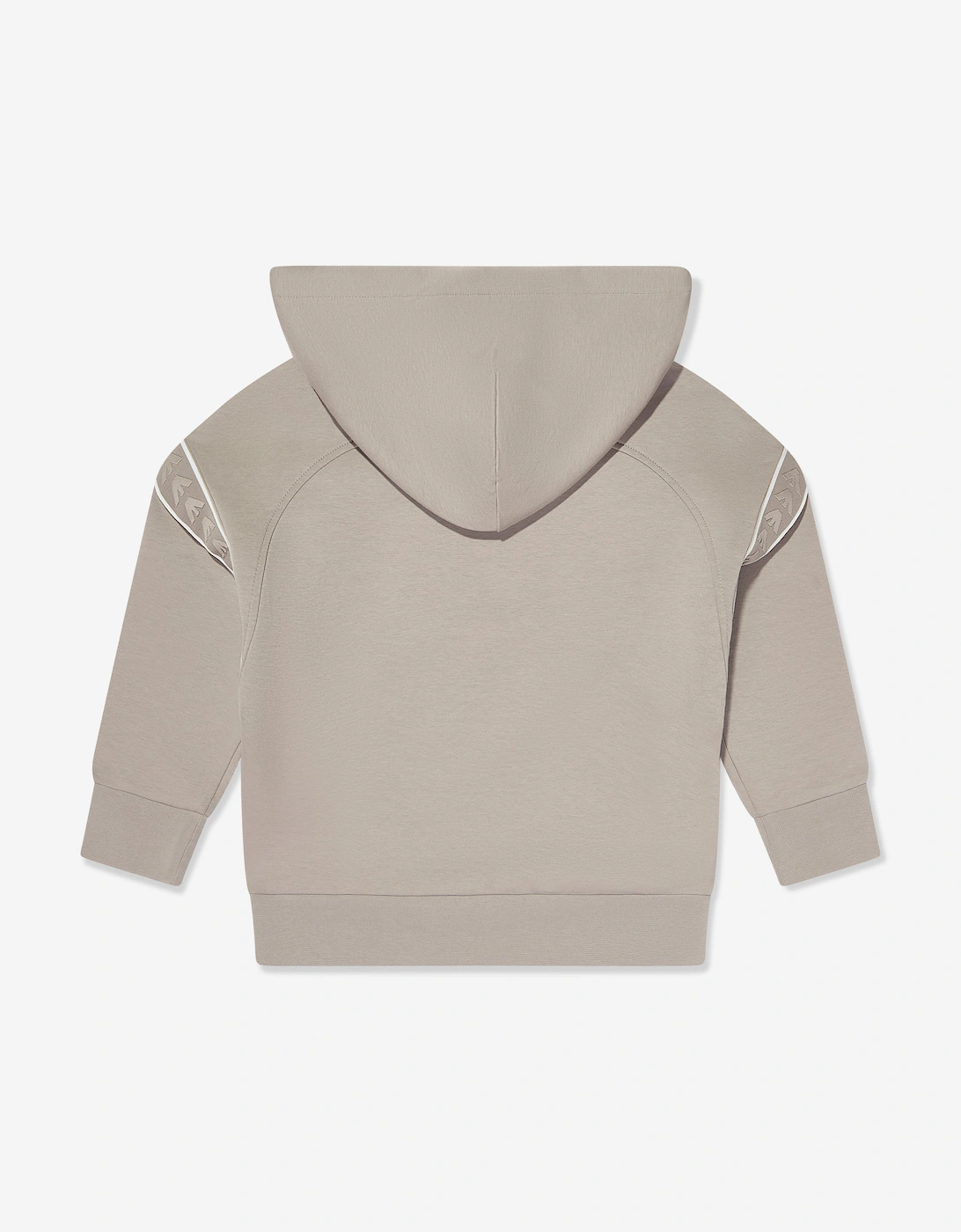 Boys Logo Hoodie in Brown