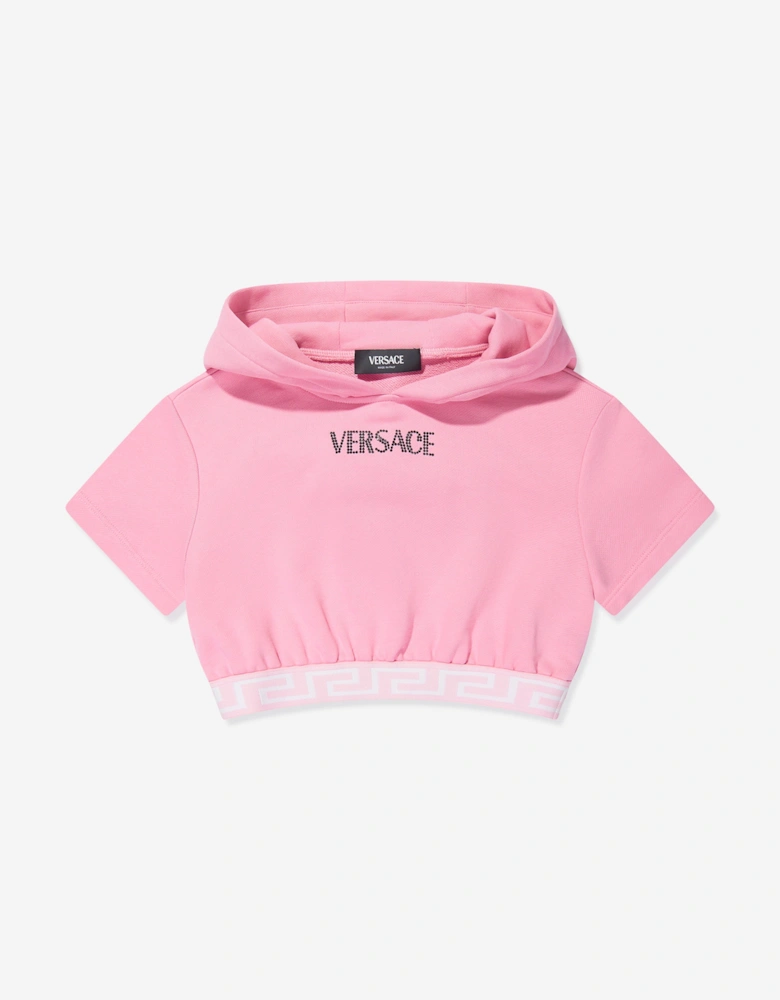 Girls Logo Hoodie in Pink