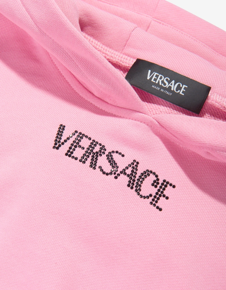 Girls Logo Hoodie in Pink