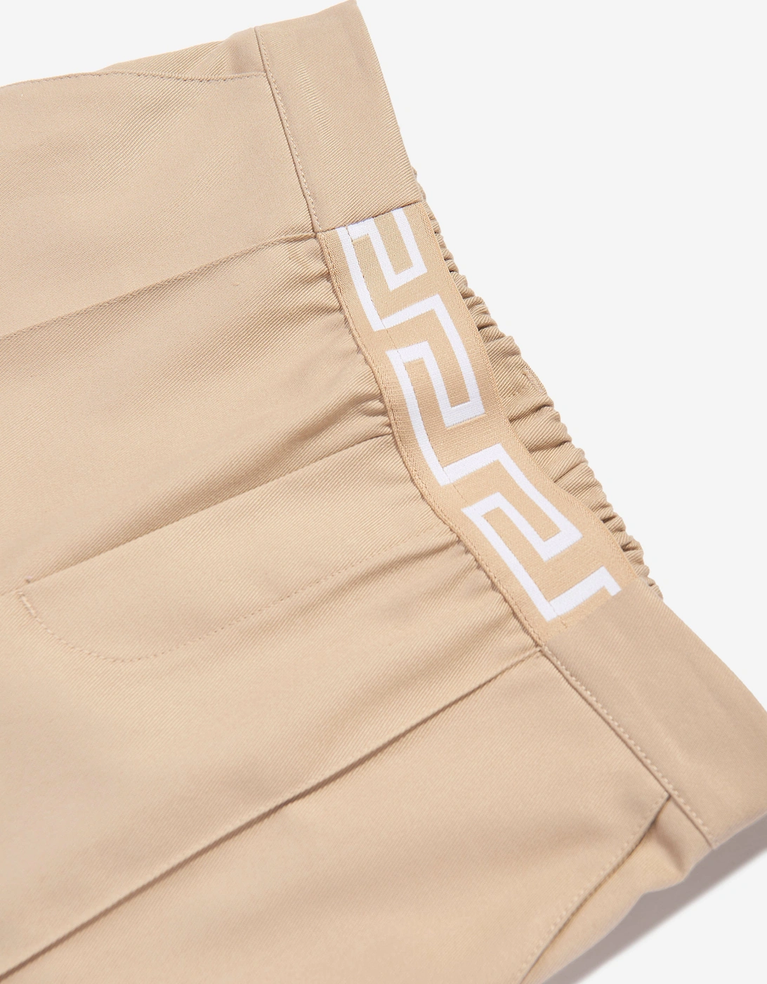Boys Gabardine Shorts in Beige