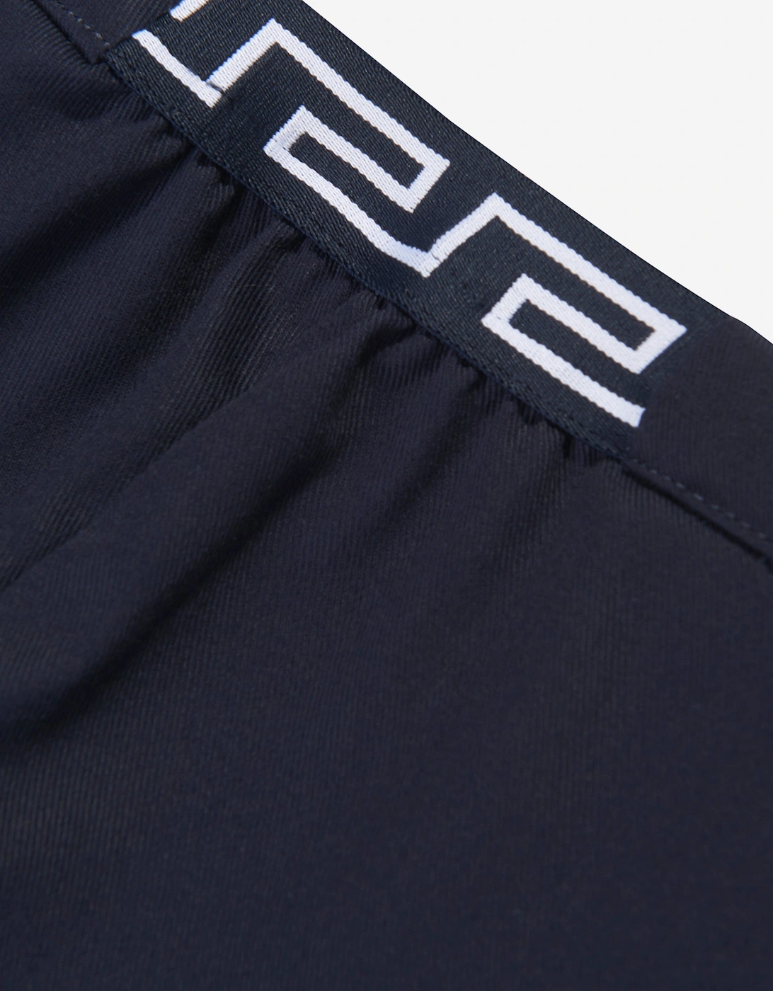 Baby Girls Gabardine Shorts in Navy