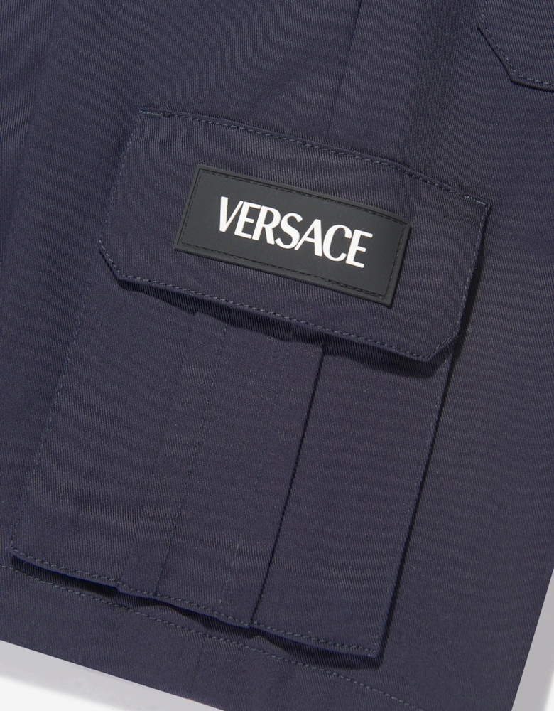 Boys La Greca Pocket Shorts in Navy