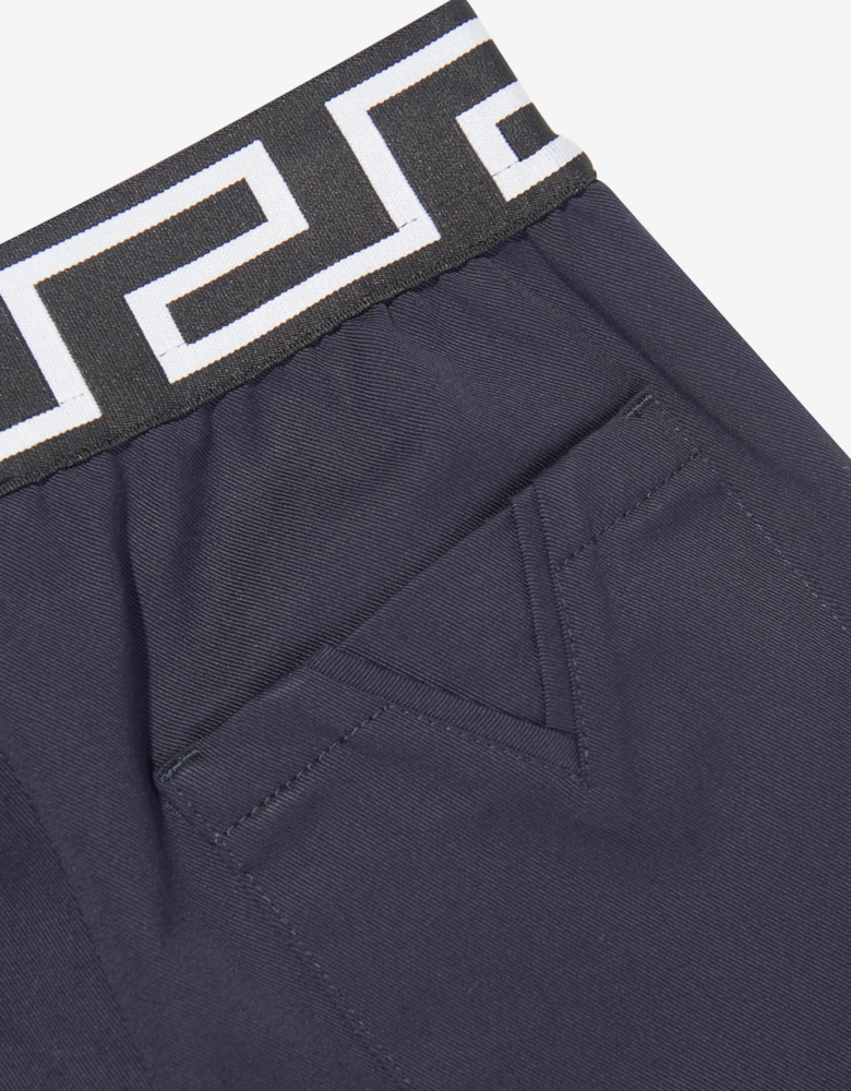 Boys La Greca Pocket Shorts in Navy