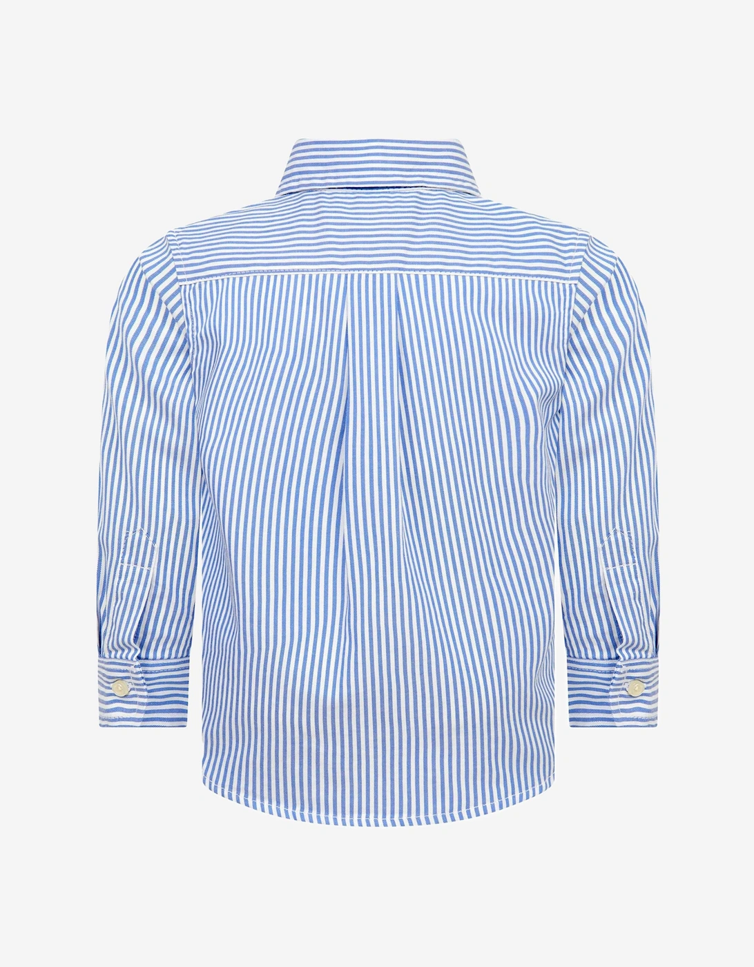 Baby Boys Slim Fit Shirt in Blue