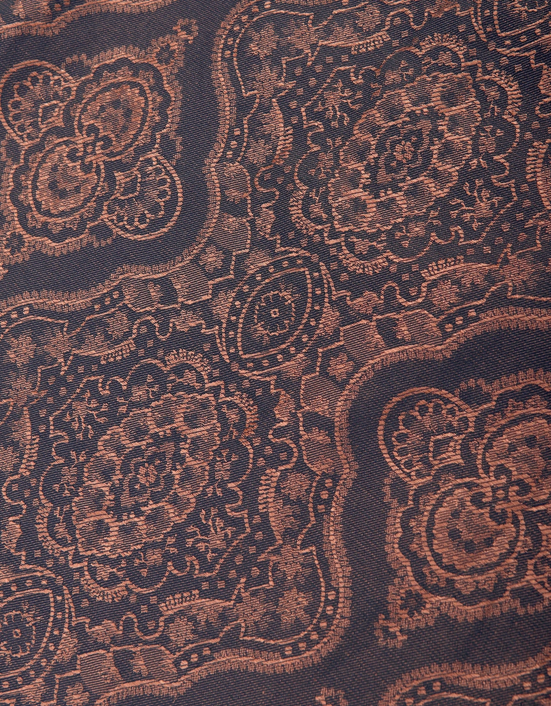 Girls Jacquard Dress in Navy