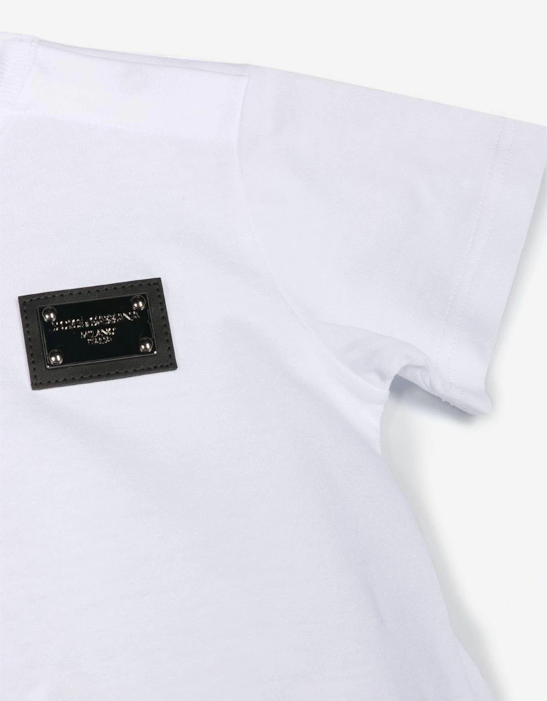 Baby Boys Logo T-Shirt in White