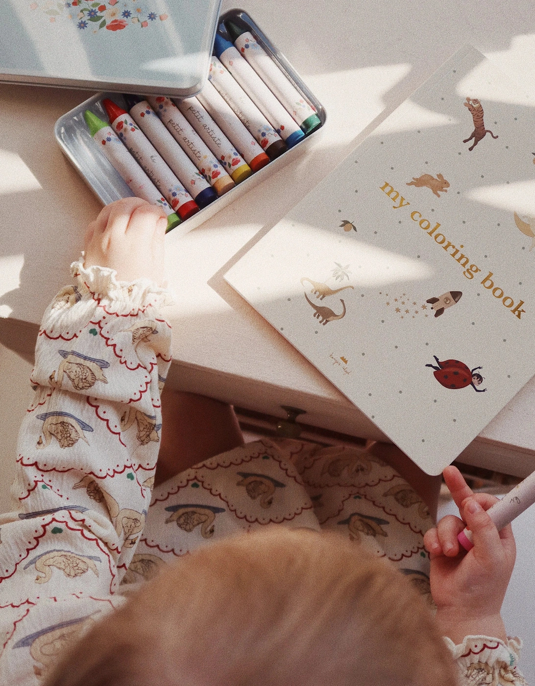 Konges Sløjd Kids Colouring Book in Multicolour