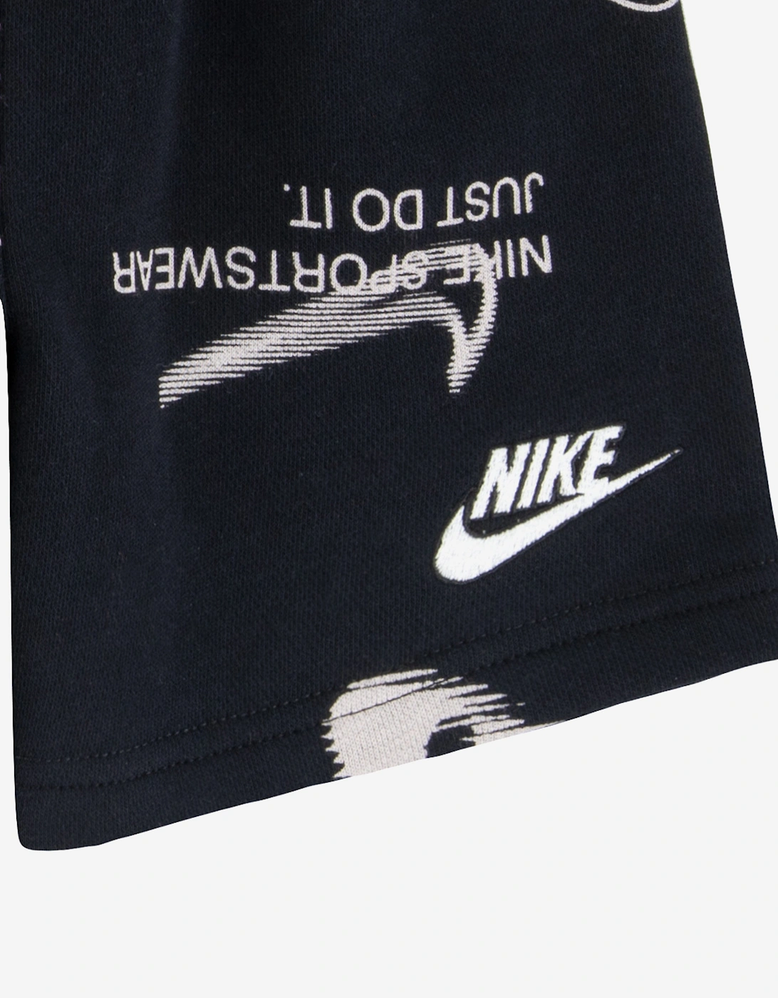 Kids Club Brand Energy Short Set in Black