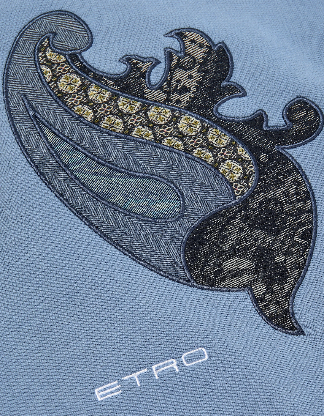 Kids Paisley Sweatshirt in Blue